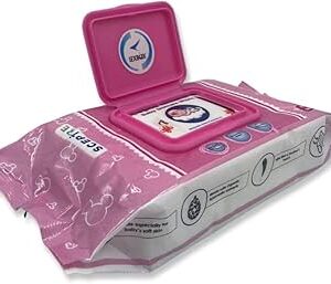 Scepto Guard-B Baby Skincare Wipes – Pack of 5 (72 Wipes Each) | Face-Safe, pH Balanced & Alcohol-Free
