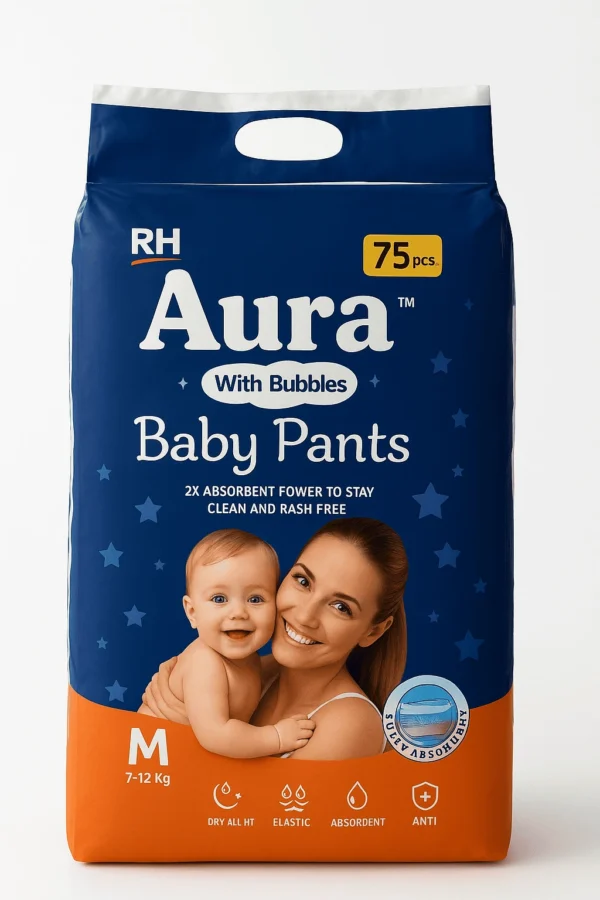 Aura baby diaper size m